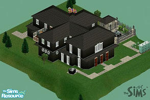 Sims 1 — The Pluginmanose Mini Mansion by MasterCrimson_19 — This lot\'s value is at about $219,078 $imoleons. The first