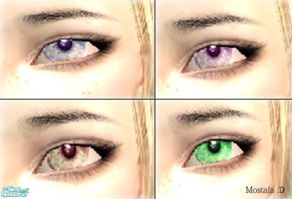 Sims 2 — eye set by mostafa7462 — consist of 4 colours