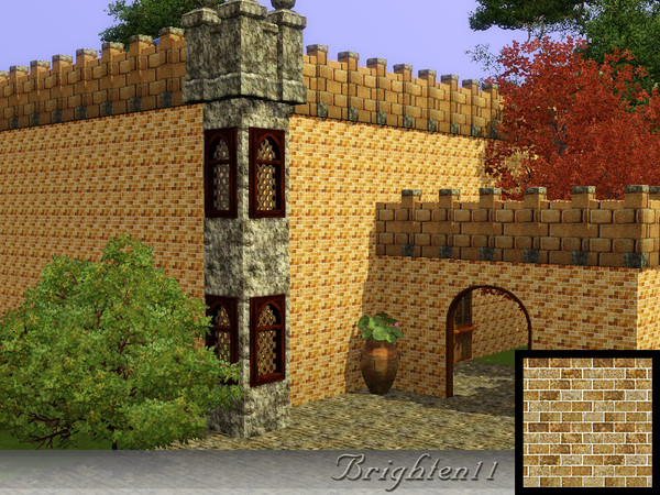 Sims 3 — BR11 Tan Brick by Brighten11 — Tan Brick - by Brighten11 for your building projects