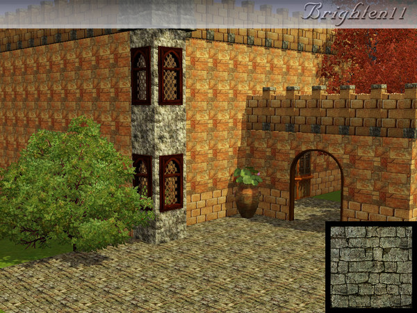 Sims 3 — BR11 Medieval Stone by Brighten11 — Medieval Stone - by Brighten11 for your building projects