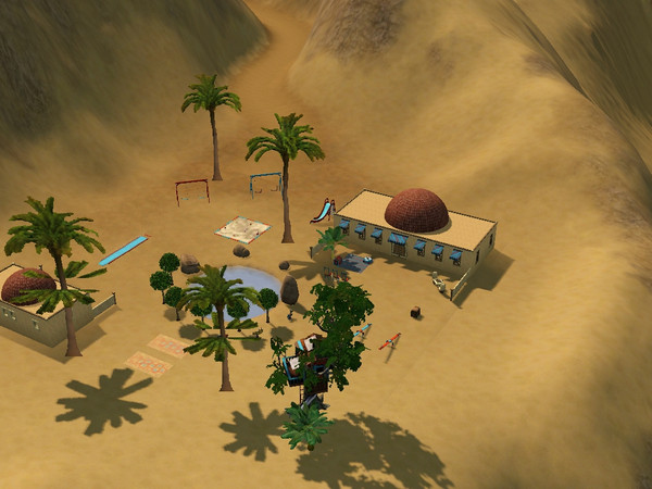 Sims 3 — Al-Simhara  Fun Park by HollyHoskinson — A park for the simmies to go when they just want to play in Egypt. no