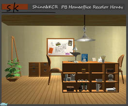 Sims 2 — PB Homeoffice Recolor Honey by ShinoKCR — Matching recolor for the Potterybarnserie - we hope you enjoy!