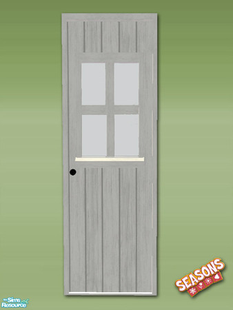 Sims 2 — Garden Shed Door - Rec 03 by Shakeshaft — Part of a set to create a Garden Potting Shed for your Sims, set