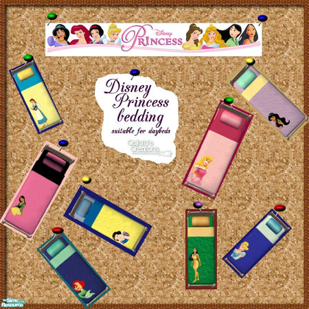 Sims 2 — Calli\'s Disney Princess bedding - small by Callisto149 — More Disney Princess bedding to match my Disney