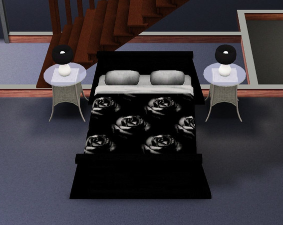 Sims 3 — BlackRoseFabricPattern003 by melissabrownkrapf2 — Part 3 of 10 in a set of Black Rose Fabric Patterns. 