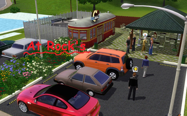 Sims 3 — Dinner at Rock's by davidkitel — Nice little place to eat...