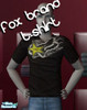 Sims 2 — Fox Brand T-Shirt by KrystanAnn12142 — Adult Male Fox Brand T-Shirt, base game compatible.