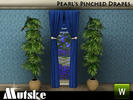 Pearls Pinched Drapes 1x1 Tall by mutske - Click to view and download separately!