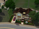 Sims 3 — paula house by arie092 — voici ma premiere maison :) elle contient 4 chambre et 1 salle de bain :)