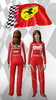 Sims 3 — Ferrari Racing Outfit (AF Version) by hajimete2 — Here a nice custom outfit for your female sims that love