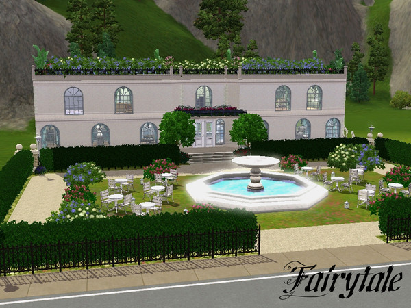 Sims 3 — fairytale park by xloroflora — fairytale park