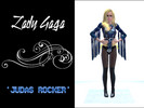 Sims 3 — Lady Gaga - Judas Rocker by WhamettNuht — Lady Gaga's Judas Rocker outfit from Judas. Hope you all enjoy and if