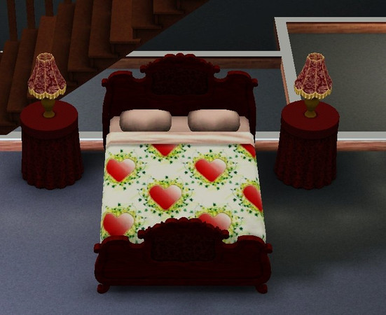 Sims 3 — HeartPattern003 by melissabrownkrapf2 — type: Misc. Object: Showing Bedding Part of a Heart Collection If you