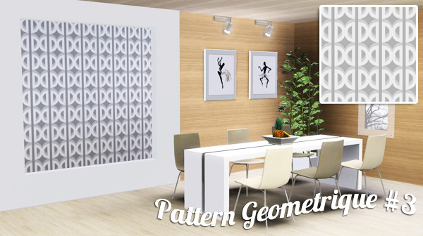 Sims 3 — Pattern Geometric #3 - DH4S by DH4S — Pattern Geometric #3 - DH4S You can download it here :