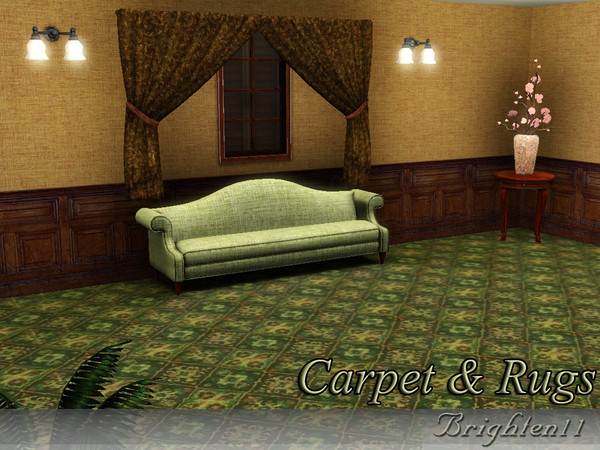 Sims 3 — Carpet-Brighten11 by Brighten11 — A selection of carpet and rug patterns in classic and Victorian styles.