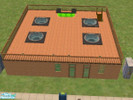 Sims 2 — The Hangout! by kennyblankenship — A bar with hot tubs on the top and a neon theme!