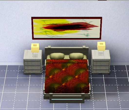 Sims 3 — Sunflower Pattern 002 by melissabrownkrapf2 — Sunflower Pattern Set Type: Misc. Object: showing bedding Part of