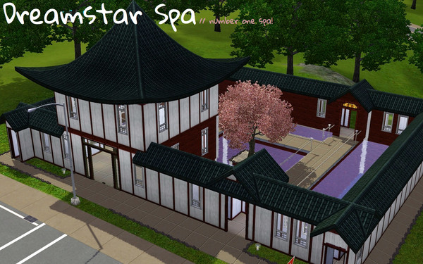 Sims 3 — Dreamstar Spa by deontai — A new commerical spa has opened up in town, the Dreamstar Spa. With fantastic