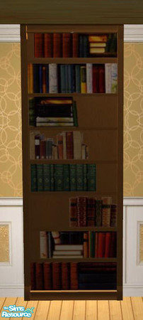 Sims 2 — PB Singlebedroom Honey - Builinbookcase Books only by ShinoKCR — 