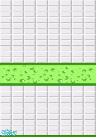 Sims 2 — SM Tiles Green Bubbles Set 01 - 01 by sandrinha — For a nice bathroom! :)