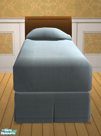 Sims 2 — PB Singlebedroom Honey - Bedframe Honeynteal by ShinoKCR — 