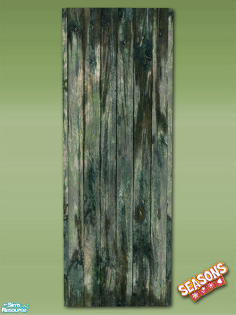 Sims 2 — Garden Shed Wall No Window - Weathered Mesh by Shakeshaft — Part of a set to create a Garden Potting Shed for