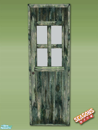 Sims 2 — Garden Shed Door - Rec 02 by Shakeshaft — Part of a set to create a Garden Potting Shed for your Sims, set