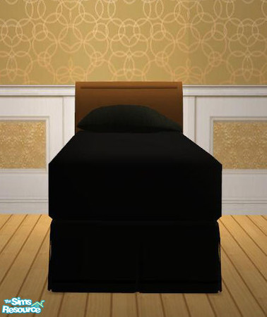 Sims 2 — PB Singlebedroom Honey - BedframeHoneynblack by ShinoKCR — 
