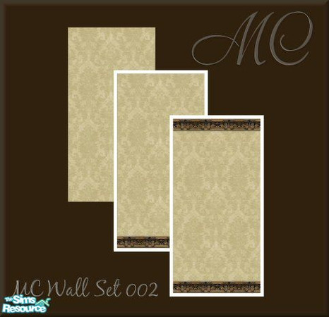 Sims 2 — MC Wall Set 002 by mistresscris — Created by MistressCris.