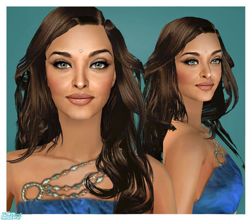 Sims 2 — Aishwarya Rai by Jirka — The stunning Bollywood actress, Aishwarya Rai. This Indian beauty is also known for