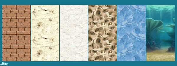 Sims 2 — Odessey_Set by erso11 — If you like the look and feel of the deep, you will like these walls. These are based