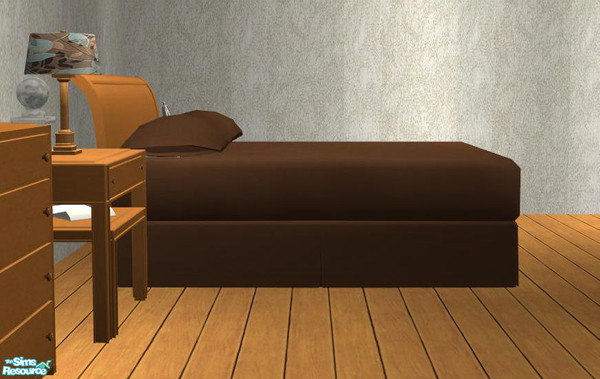 Sims 2 — PB Bedroom Recolor Honey - Bed Matress chocolate by ShinoKCR — 