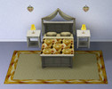 Sims 3 — YellowRosePattern002 by melissabrownkrapf2 — Yellow Rose Pattern Type: Misc. Object: Bedding and/or rug Part of