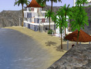 Sims 3 — Modern Beach House by soumava2 — This Is A Modern Beach House With A Bedroom 3, Bathroom, A Kitchen With