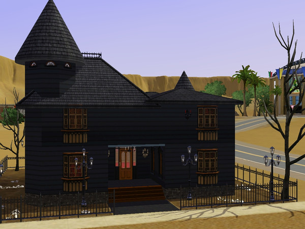 Sims 3 — Black Mood by HollyHoskinson — A small Vampire club for the Simmies. no cc all EA.