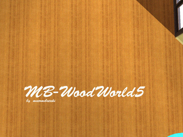 Sims 3 — WoodWorld5 by matomibotaki — New wood pattern in 3 brown shades, 3 channel, to find under Wood.