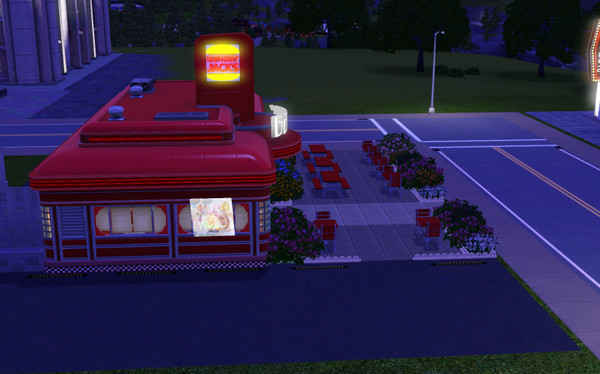 Sims 3 — Hungry Jacks by searon2 — This is a remake of the original ingame Diner rabbithole (Working) now with the proper