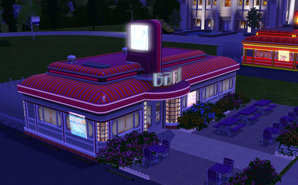 Sims 3 — Baskin Robbins by searon2 — This is a remake of the original ingame Diner rabbithole (Working) now with the