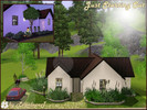 Sims 3 — Just Starting Out - Starter Home  by PenelopeT — This cute little starter home is just right for a single Sim,