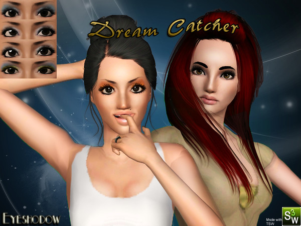 Sims 3 — Eskribo_DreamCatcher Eyeshadow by Es-Kribo — Its been a long time since i uploaded something , I apolagize ^__^