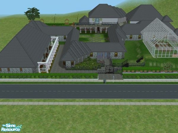 Sims 2 — Monastery by mela2412 — Download items: CHURCH SET: