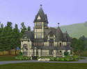 Sims 3 — Carson Mansion by Ouerbacker2 — The exterior is based off of the Carson mansion located in Eureka ,California.