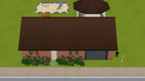Sims 3 — Pleasantville Tract Home by fortimesarrow2 — On the outside, it appears to be a quaint red brick house with