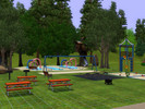 Sims 3 — York Park by animegirl14 — A place where kids can have fun and adults can chat!