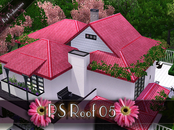 Sims 3 — Roof 5 by Pralinesims — By Pralinesims