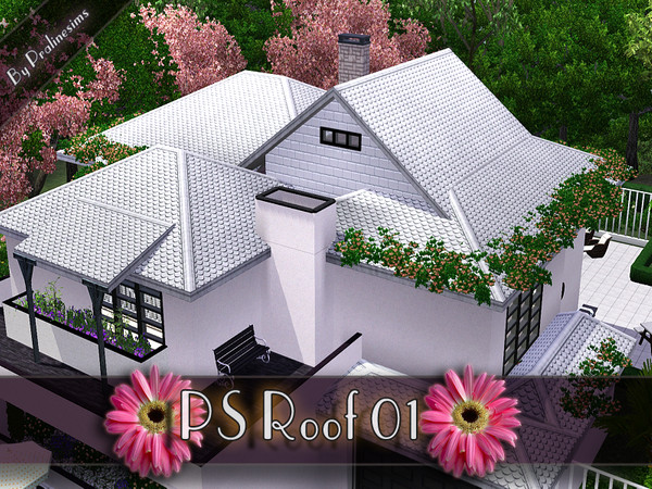 Sims 3 — Roof  by Pralinesims — By Pralinesims