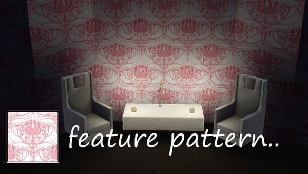 Sims 3 — Pink feature pattern-By Chanellle by chanellle — feature pattern 