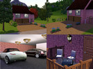 Sims 3 — Rose Cottage by coolkatme — 2 Bedrooms, 1.5 Bathrooms, 2 Garage Stalls, Set in a country style. Contains a front