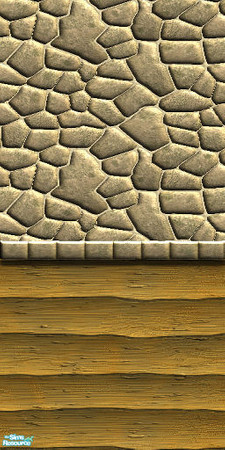 Sims 2 — Wilderness Wall 2 by hatshepsut — Part of the Wilderness Wall series.