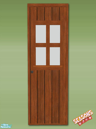 Sims 2 — Garden Shed Door - Rec 01 by Shakeshaft — Part of a set to create a Garden Potting Shed for your Sims, set